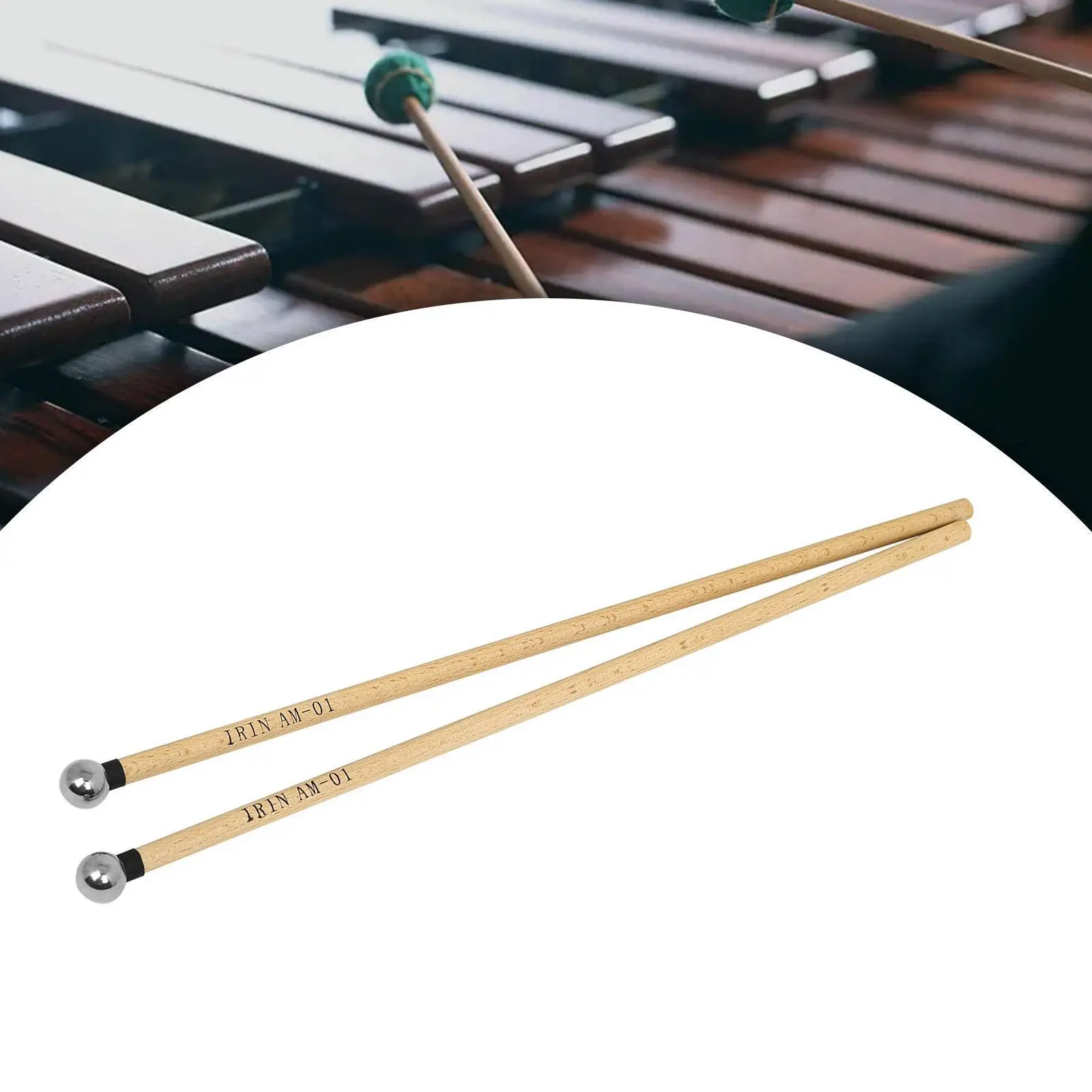 2x mazo de percusión, mazos de percusión profesionales para xilófono, Marimba de percusión
