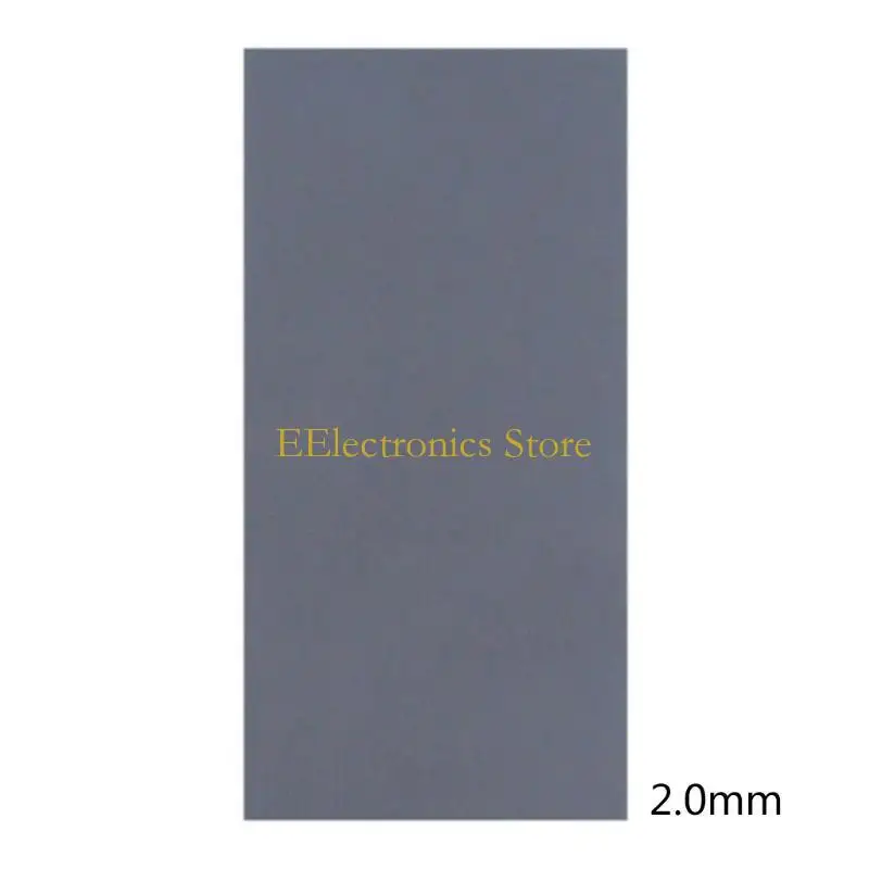 B03C Bantalan Termal untuk CPU GPU Bantalan Tahan Panas Silikon Penghilang Panas 85X45Mm Ukuran Lebih Banyak