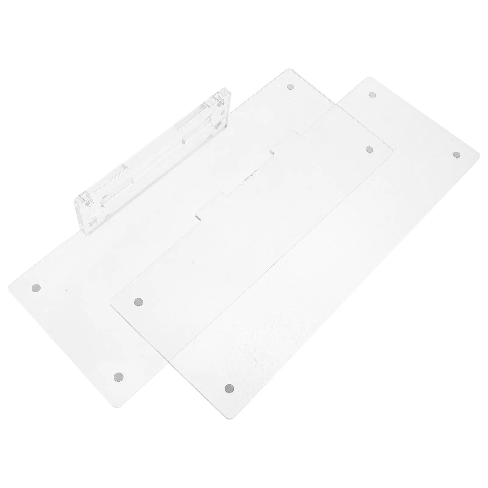Clear Acrylic Office Door Sign Double Sided Display Replaceable Insert Wall Mounted for Office Room Identification Professional