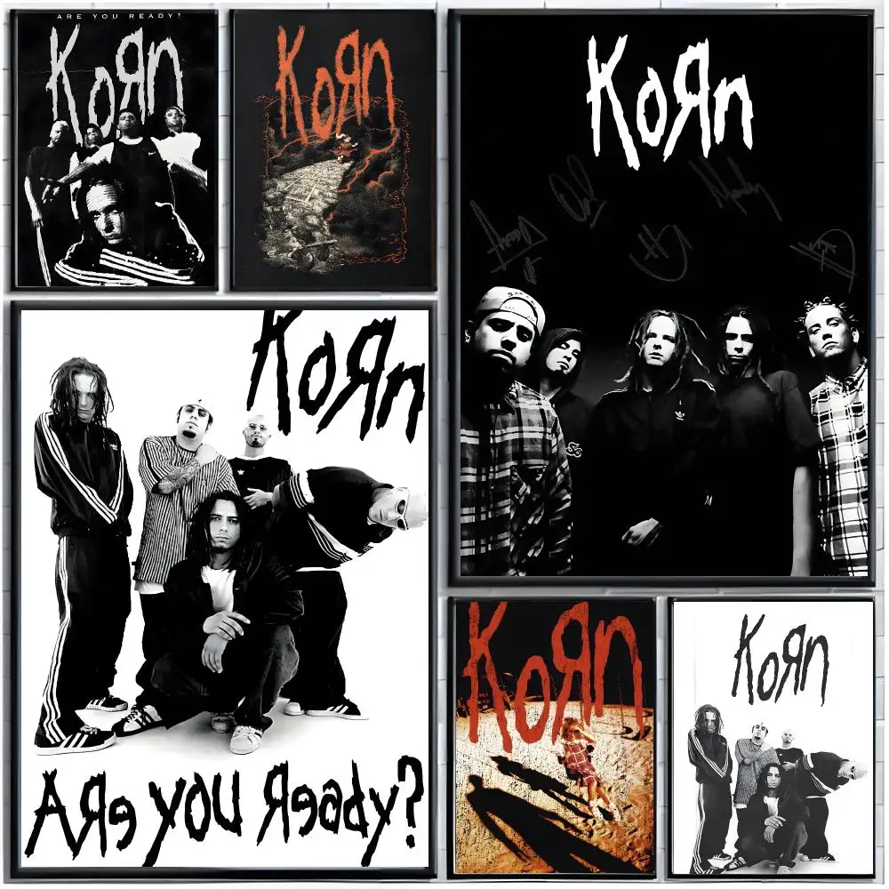 band numetal rock K-Korn Poster Modern Wall Art Home Decor Living Room Decorative Print Unframed
