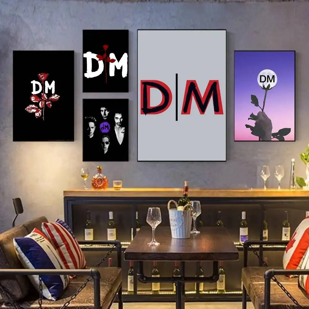 

D-Depeche-Mode new group Poster HD home decor sticky wall waterproof home living room bar aesthetic decor