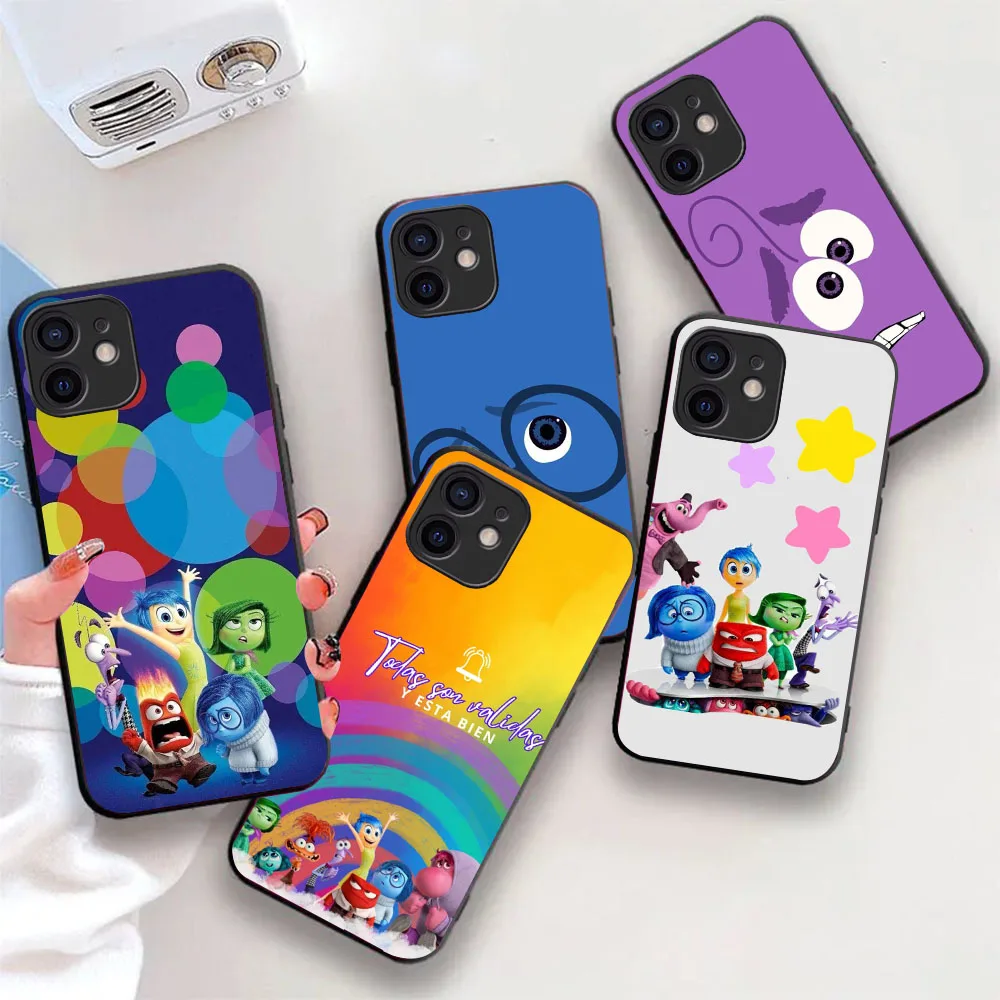 WX-79 Cartoon Inside Out 2 Flexible TPU Case For Samsung S7 S8 S9 S10 Edge Note 8 9 10 20 Ultra Lite Plus