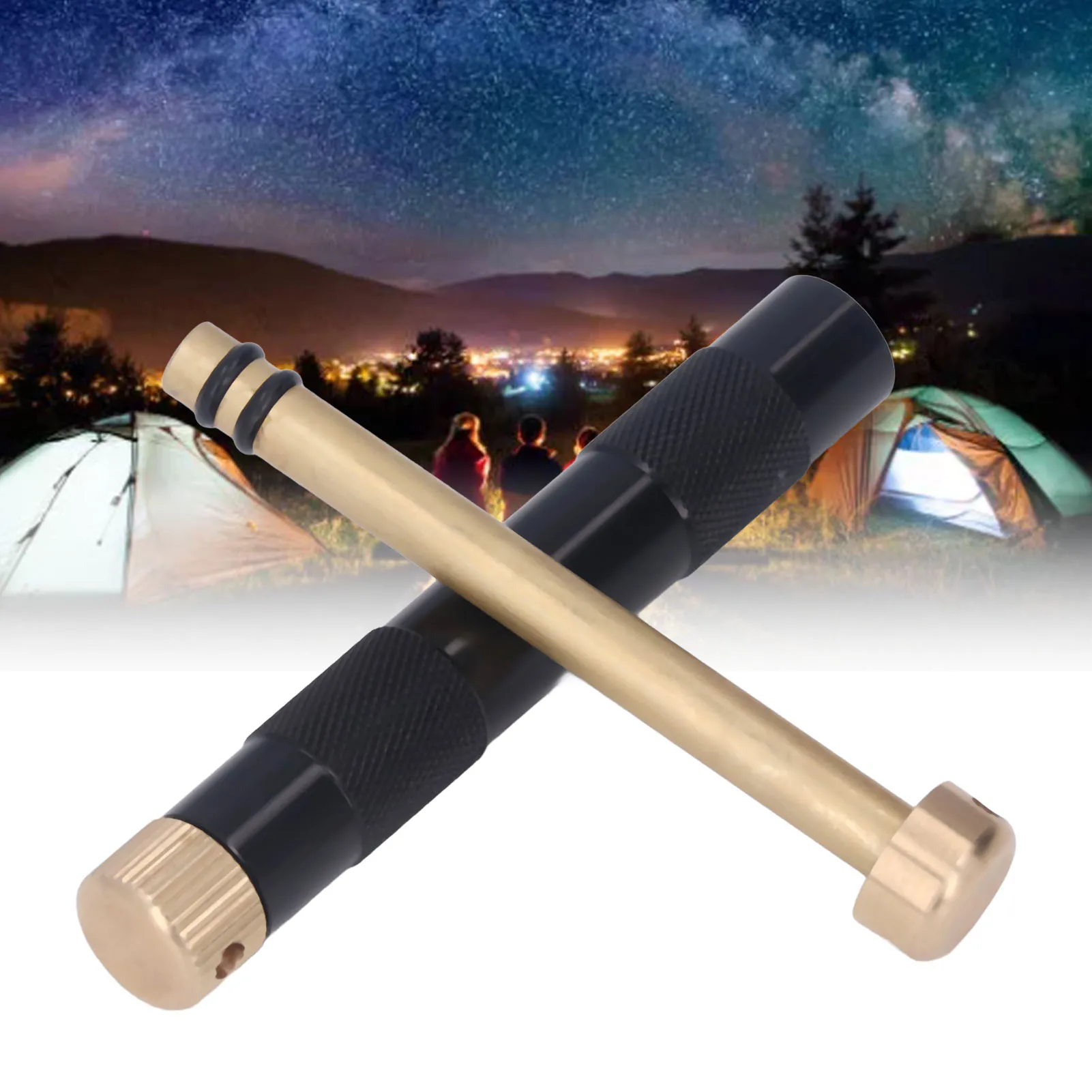 

ZK30 Fire Piston Outdoor Emergency Fire Piston Compressed Ignition Fire Starting Tool for Hiking Exploring