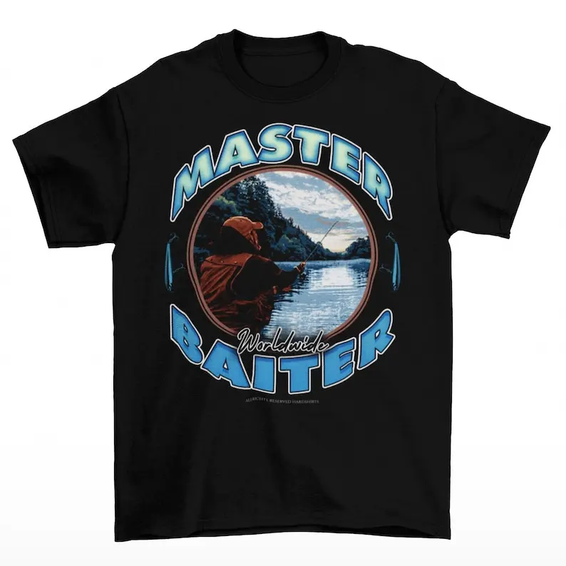 Master Baiter Shirt Funny Fishing Shirts Fishing Tshirt Ironic Shirt Oddly Specific