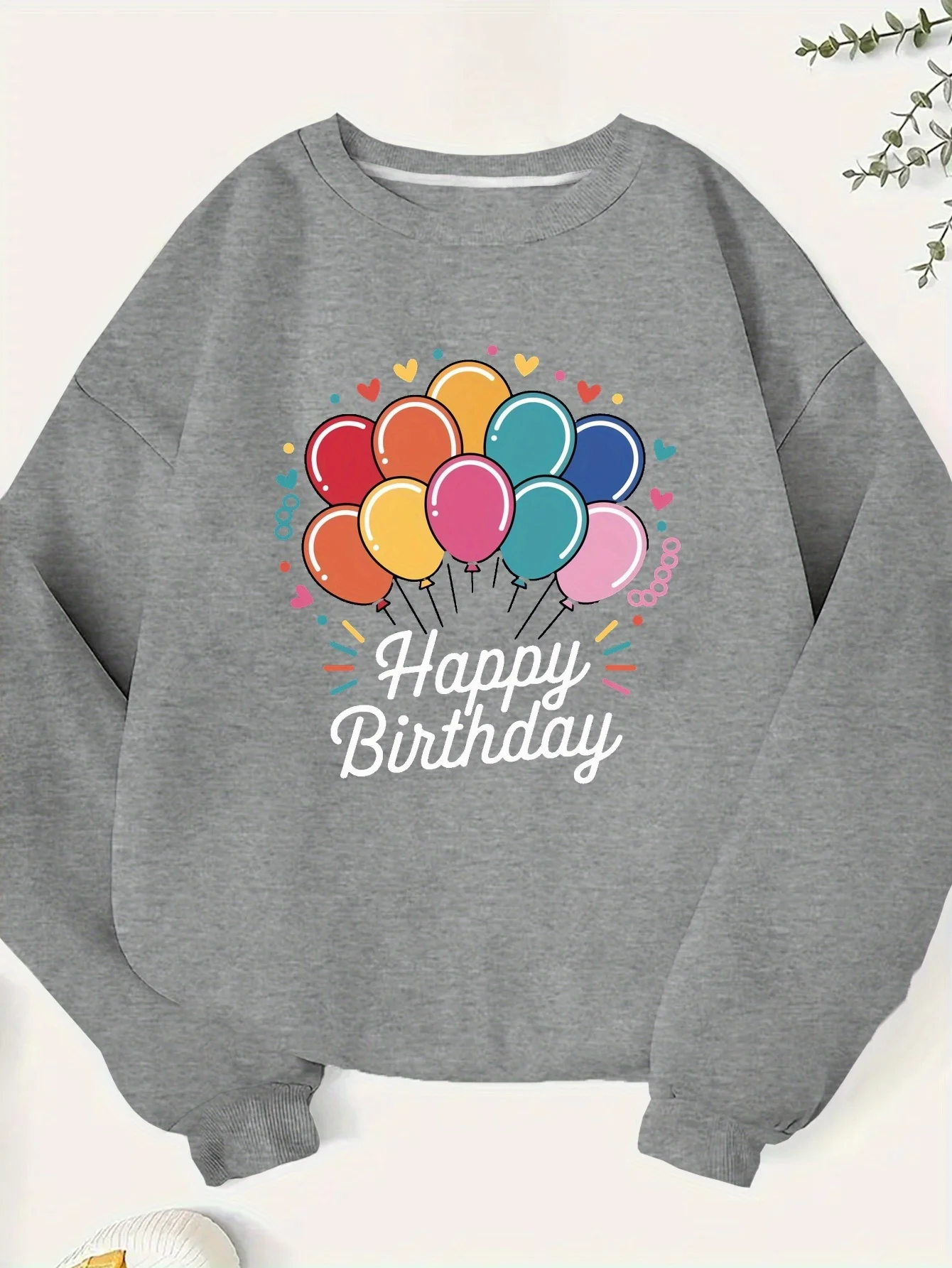 Women's Plus Size Casual Sweatshirt - 
