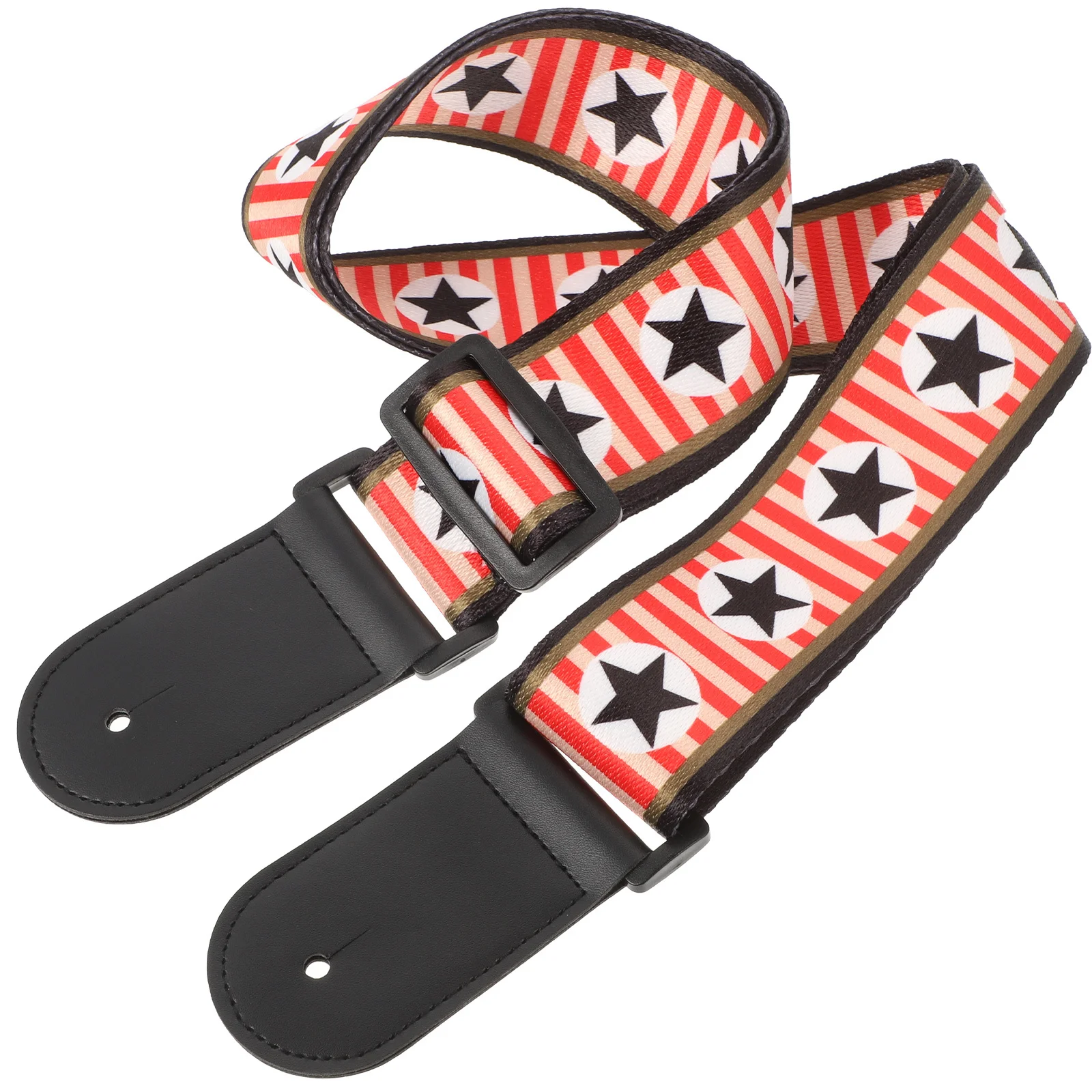 

Guitar Strap Polyester Lightweight Durable Adjustable Shoulder Strap for Acoustic Electric Bass Ukulele Guitar