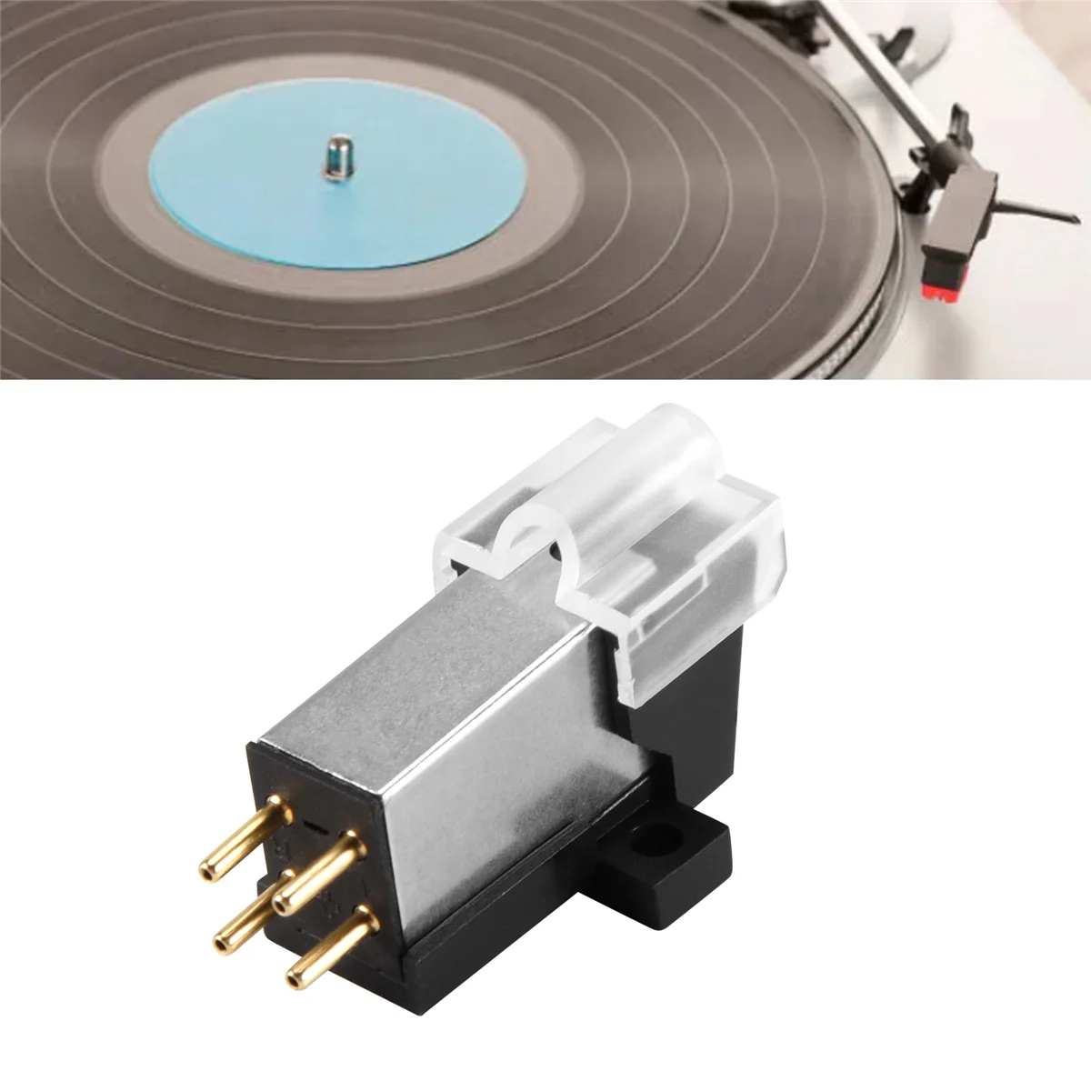 BUM-M1 Phonograph Needle Vinyl Record Player Stylus Magnetic Cartridge Stylus for Turntable Records LP Vinyl Needle