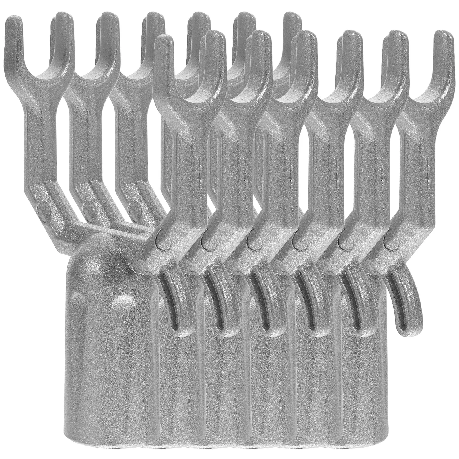 6 Pcs Branch Plug Straightening Device Tree Base Stand Stakes for Plants Metal Strong Support Topper Aluminum Alloy