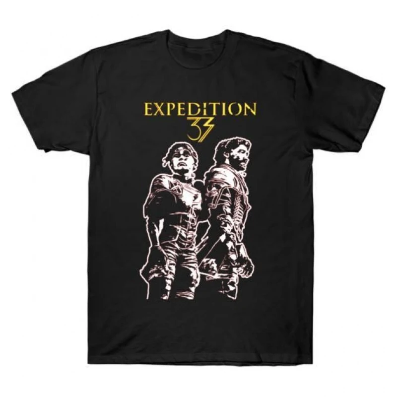 Maelle and Gustave 0427 Clair Obscur Expedition 33 Gift  for RPG gamer 100% cotton Short Sleeve Graphic T-Shirt All size tops