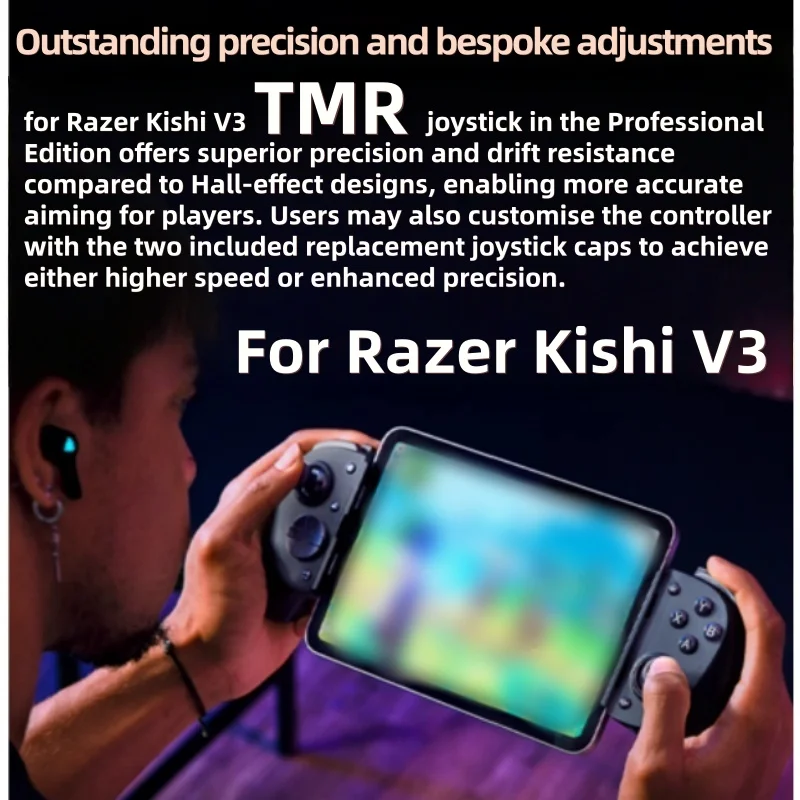 2 SZT. Elektromagnetyczny Joystick TMR JS16 do Kontrolera GAMESIR G8, Zamiennik, Szybka Reakcja Poprawiająca Doznania Gier G8 TMR