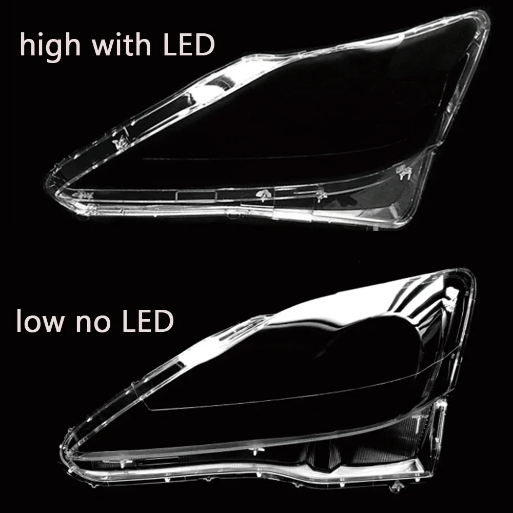 

HTTCY For Lexus IS250 IS300 IS350 2006 2007 2008 2009 2010 2011 2012 Headlight Cover Lens Shell Lampcover Lampshade Headlamp