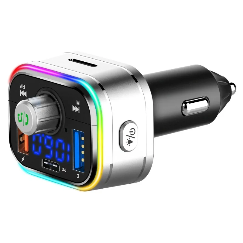 

BC62 Bluetooth 5.0 Wireless FM Transmitter Car MP3 Player USB Type-C PD 3.0 Quick Charge Car Charger Adapter Handsfree Car Kit