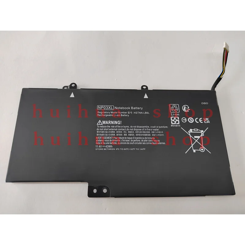 ✅   NP03XL Akku für HP Envy X360 15-U010DX Pavilion X360 13-A010DX 761230 -005