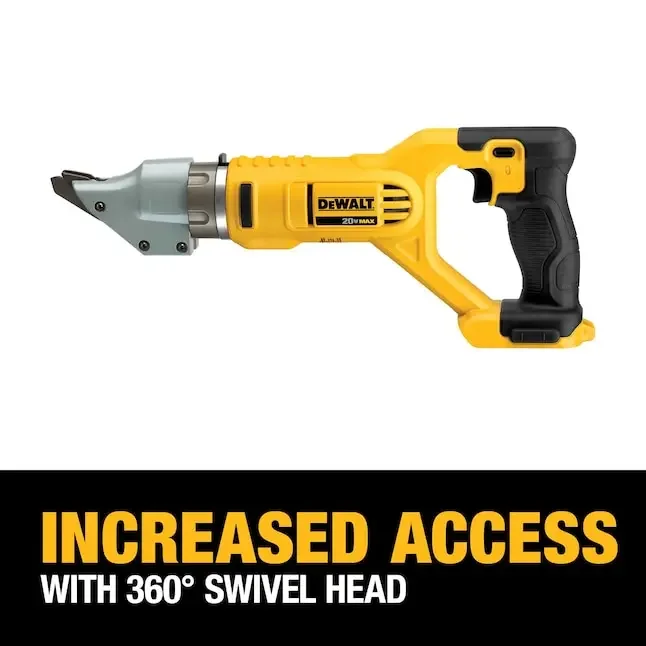 DEWALT DCS494 14GA Swivel Head Double Cut Shears 20V Lithium Power Tools