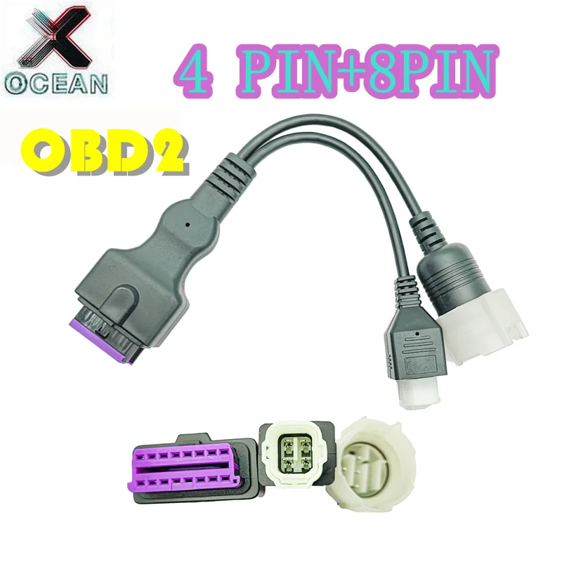 

2025 Newest Best OBD2 OBD Extension Cord For Volkswagen For Audis Kodak 2IN1 Cable Original Car Interface 4PIN+8PIN