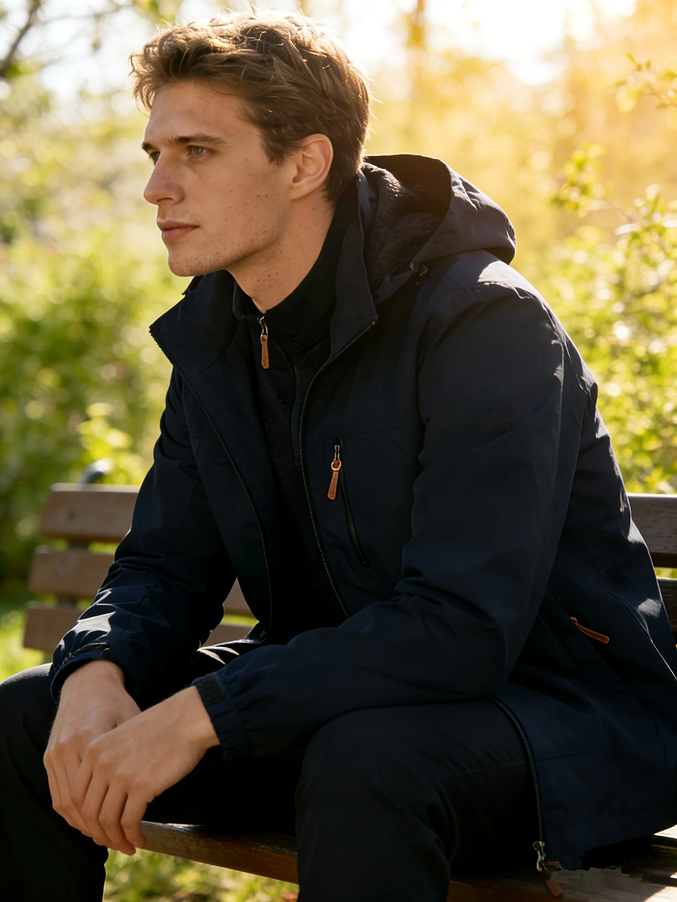 Men's Lightweight Clothing Windbreaker Outdoor Sports Lightweight Windproof , Camping Gear Hiking Hooded Shell Outdoor Coat