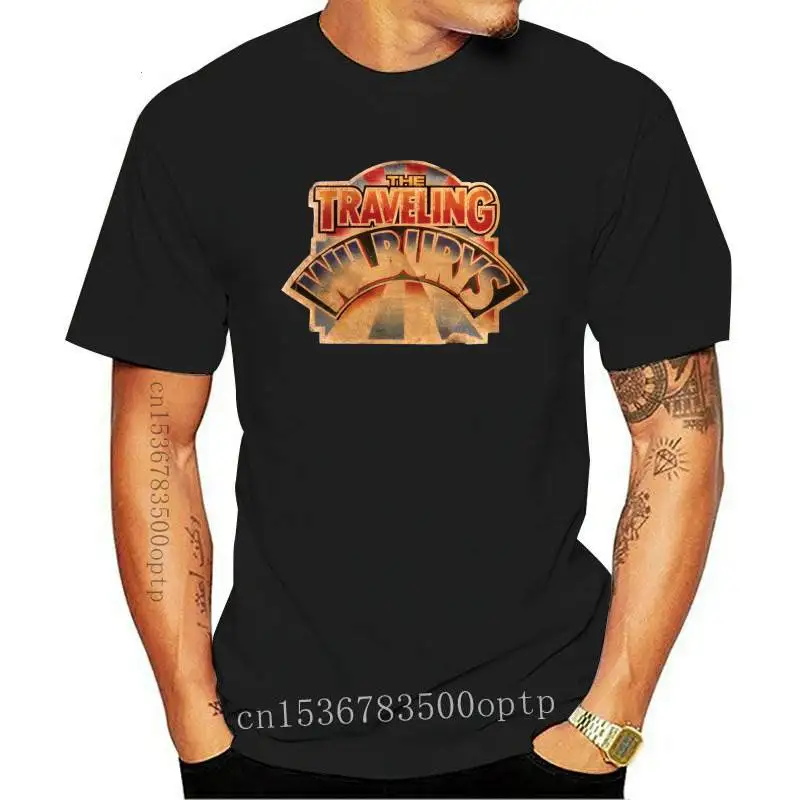 Mens Clothes Traveling Wilburys The Traveling Wilburys Graphic Men's Short Sleeved Cotton T-shirt