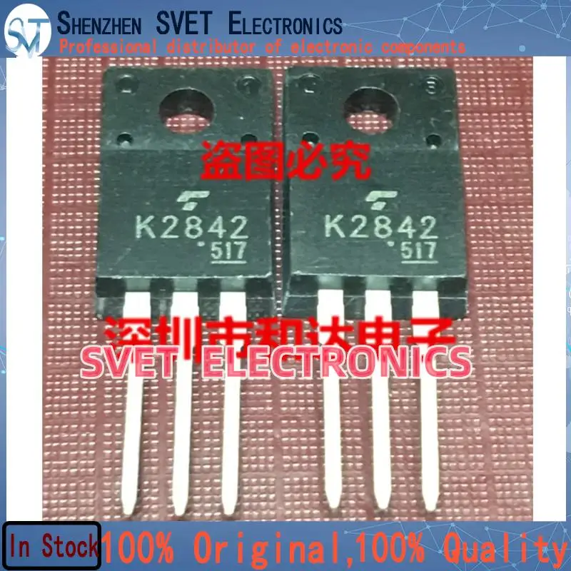 10PCS-50PCS  2SK2842 K2842    TO-220F  500V 12A   Original In Stock Fast shipping