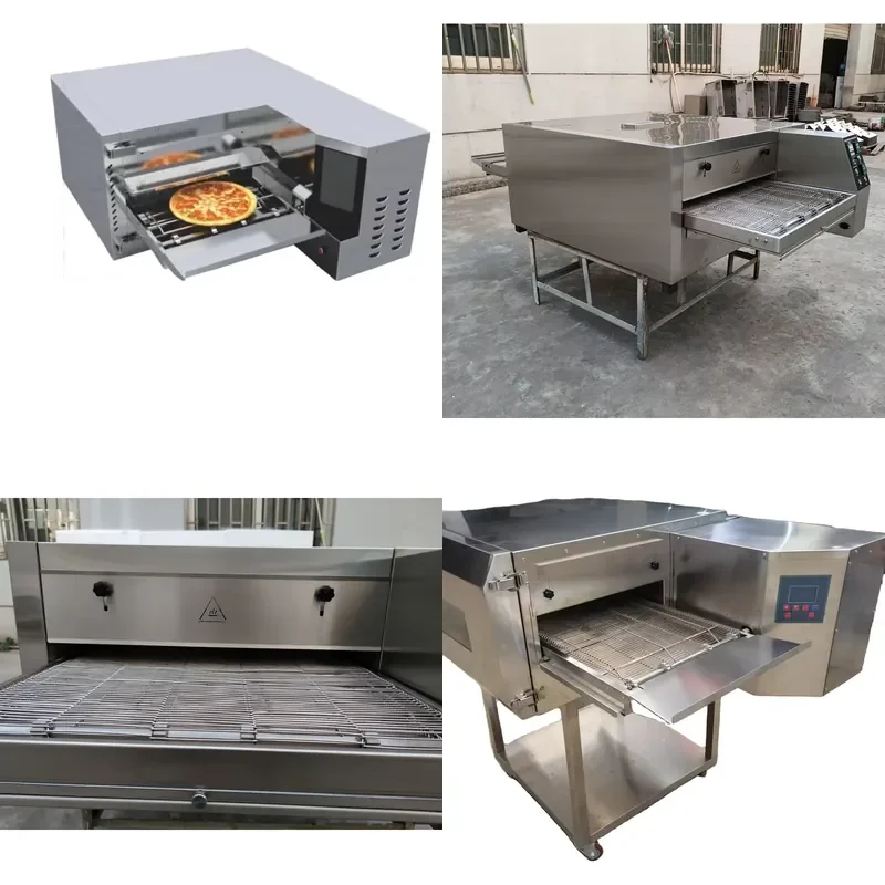 Fast Food Restaurant Kitchen Automatic Hot Air Circulation Pizza Oven Equipment