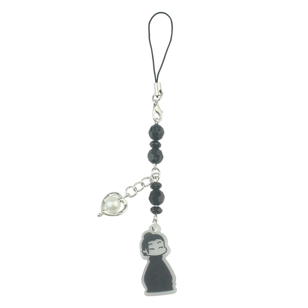 Anime JJK Schlüsselanhänger Cosplay Geto Suguru Satoru Gojo Passender Jujutsu Telefon Charm Zubehör Anhänger Schlüsselanhänger Tasche Schmuck Geschenk
