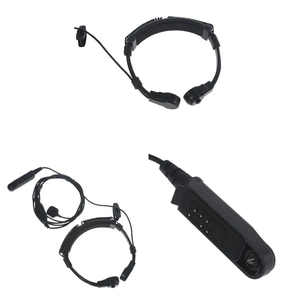 Microphone Neck Mic Earpiece Hot Radio Headset UV-9R BF-9700GT-3WP