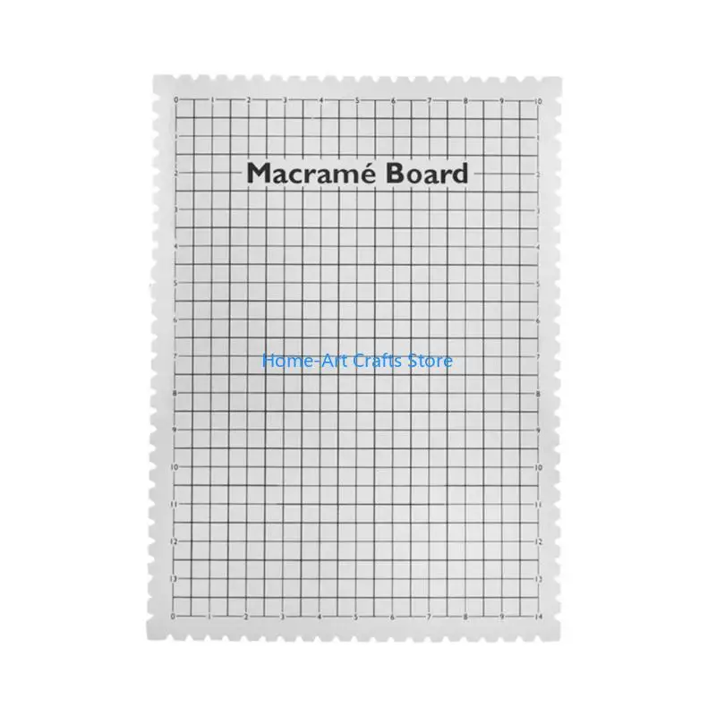 Y3NA Large Macrames Board Grids Board 39x29x5cm for Braiding Cording Bracelet Creating Macrames and Knotting Creation view 3