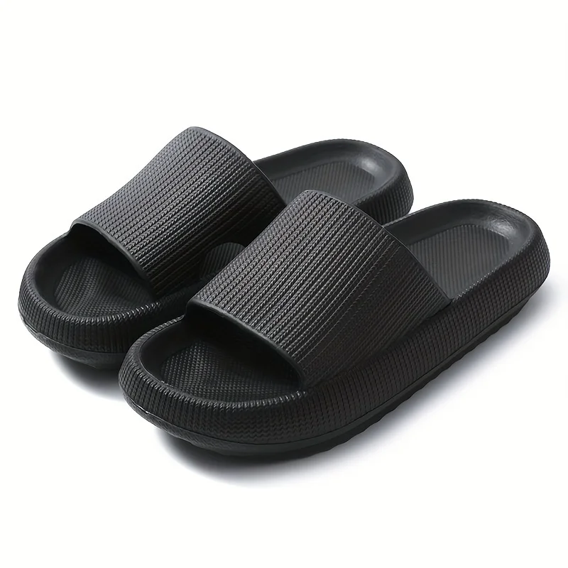 Men's Slippers Indoor Non-slip Massage Particle Breathable Hole Outdoor Bathroom Slides Resistant Comfortable Women Summer Shoes