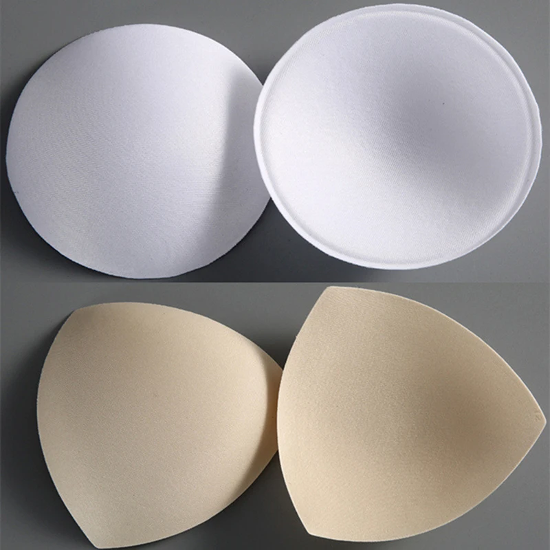 Swimsuit Padding Inserts Women Clothes Accessories Foam Triangle Sponge Pads Chest Cups Breast Bra Bikini Inserts Chest Pad