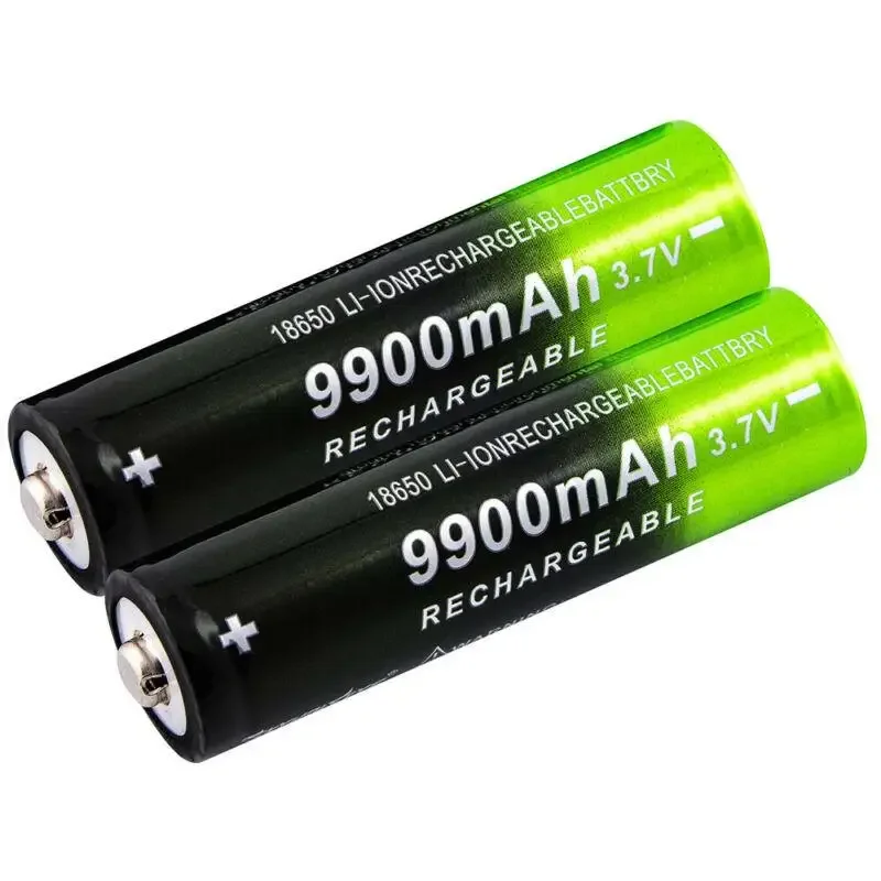 1/2/4/8/12/20pcs 9900mAh 18650 Li-ion Rechargeable Battery 3.7V for Flashlight Toys LED Lighting