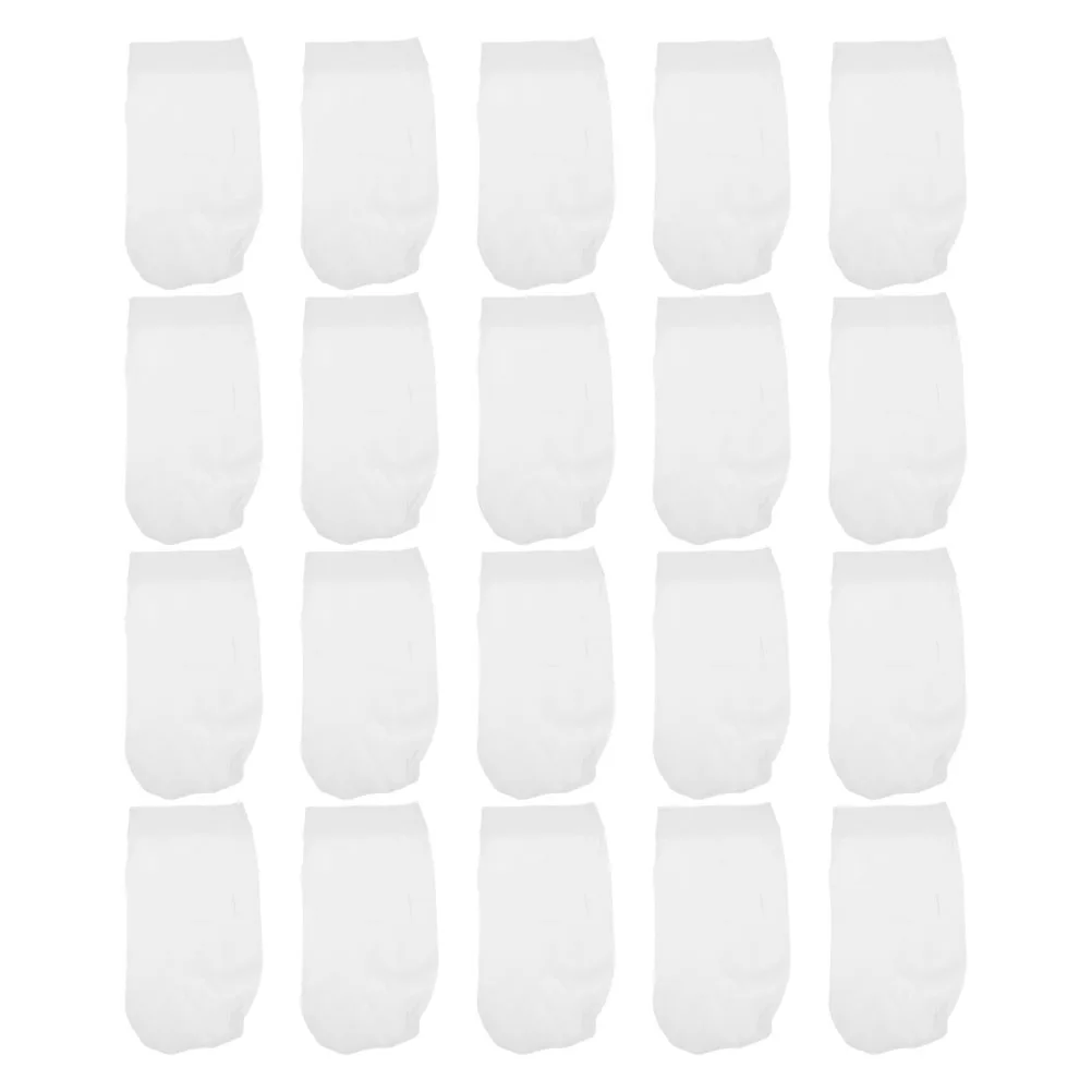 20 قطعة من جوارب مقشدة حمام السباحة، فلتر نايلون شبكي ناعم لأوراق الشجر، اصطياد الحطام فوق الأرض، جوارب مقشدة حمام السباحة