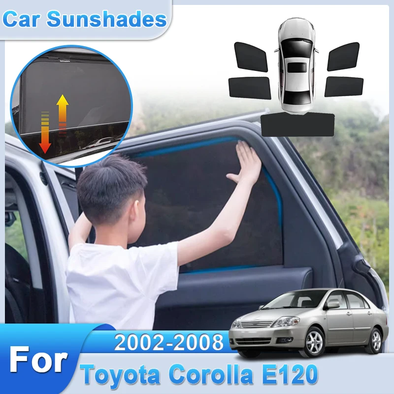 

Magnetic Sun Visor For Toyota Corolla E120 2002 2003 2004 2005 2006 2007 2008 Sunscreen Window Anti UV Sunshade Auto Accessories