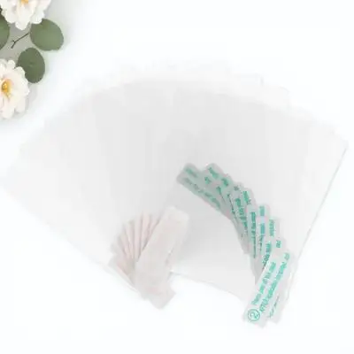 

10Pcs Windshield Static Cling Stickers High Temperature Resistant Transparent Film for Car Dash Cam and Etc Easy Apply Remove No