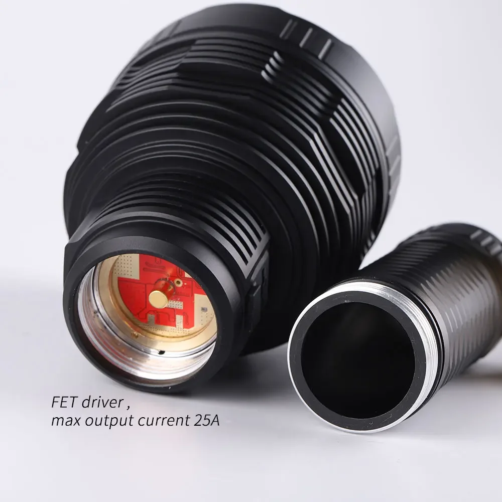 Convoy L8 Lanternas LED poderosas SBT90.2 Max 6400LM Tocha para camping caminhadas autodefesa