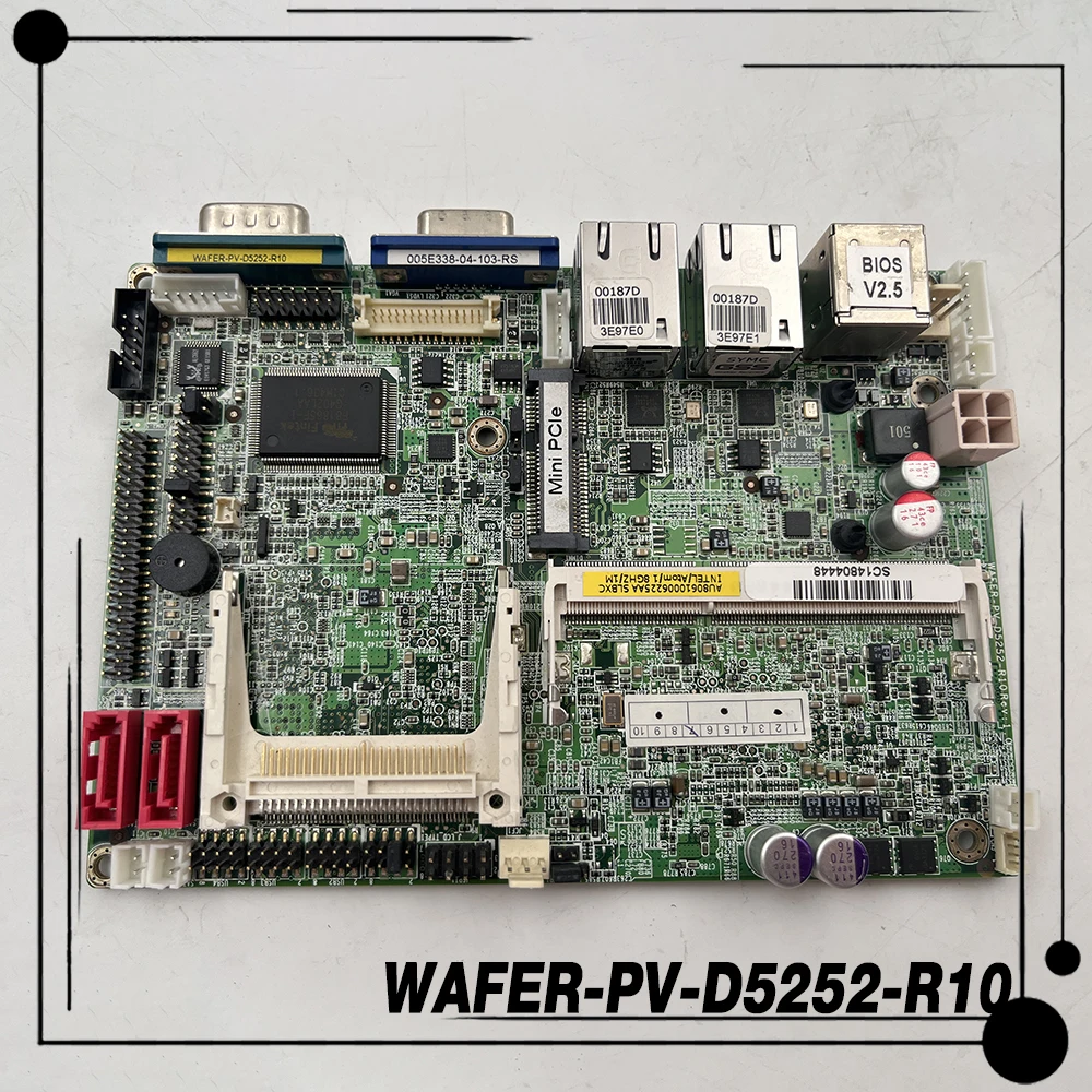 

WAFER-PV-D5252-R10 Rev: 1.0 Двойная сетевая карта Материнская плата промышленного оборудования WAFER-PV-D5252