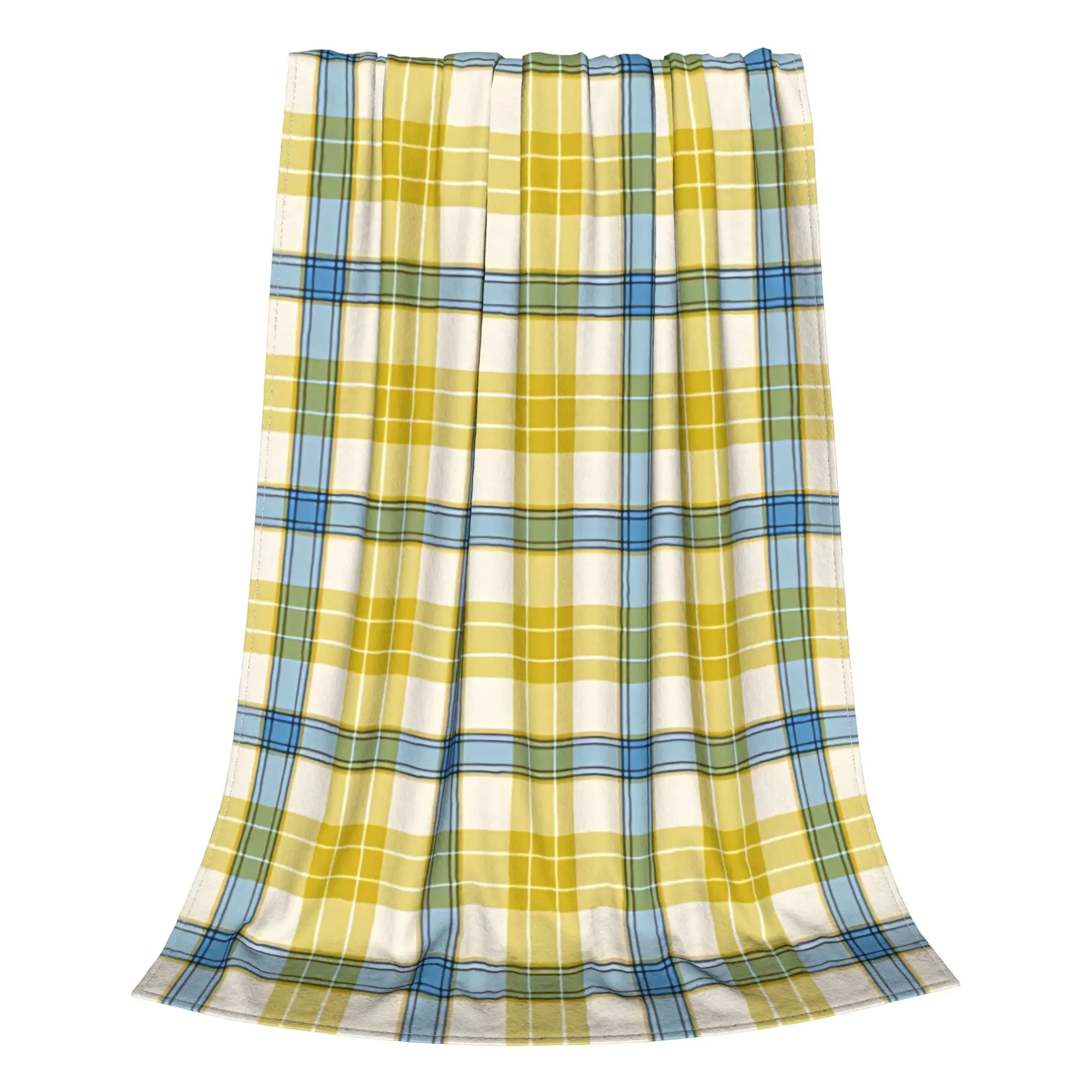 1PC Home Cutecore McGrath Tartan Scots Style Blanket Super Cosy Plush Home Living Room Sofa Halloween