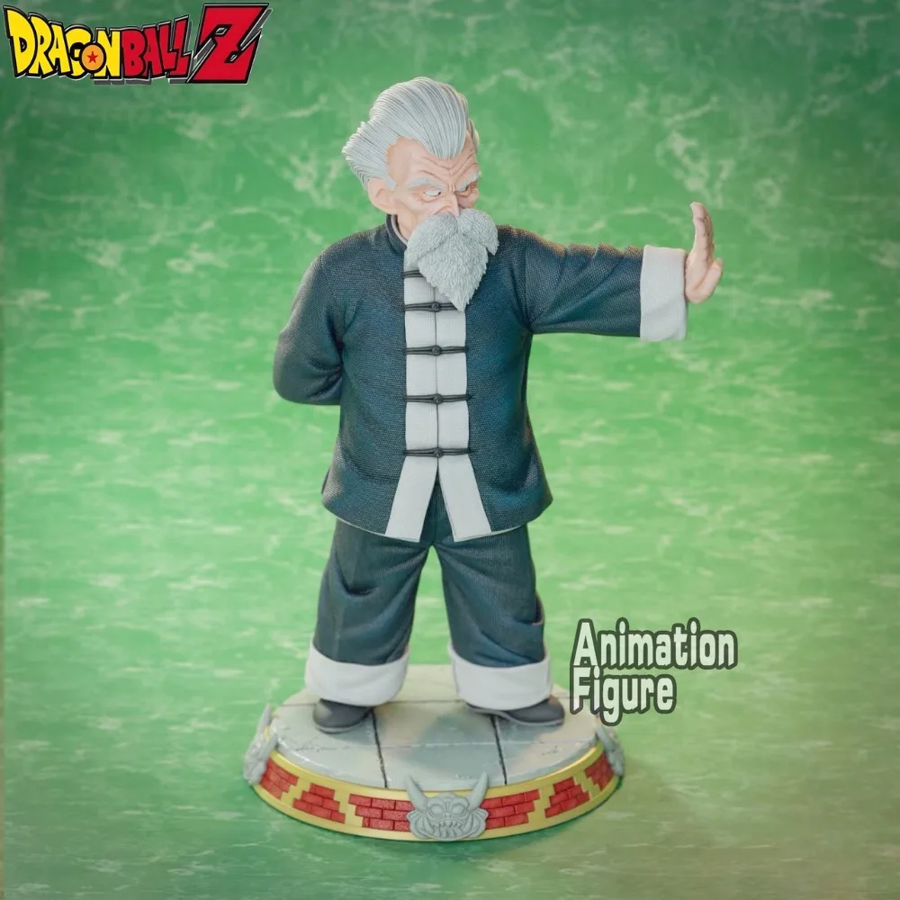 Figura de Anime Dragon Ball Z de 27cm Jackie Chan Mestre Roshi, Estátua de PVC, Ornamento de Mesa, Modelo de Coleção, Brinquedos, Presentes