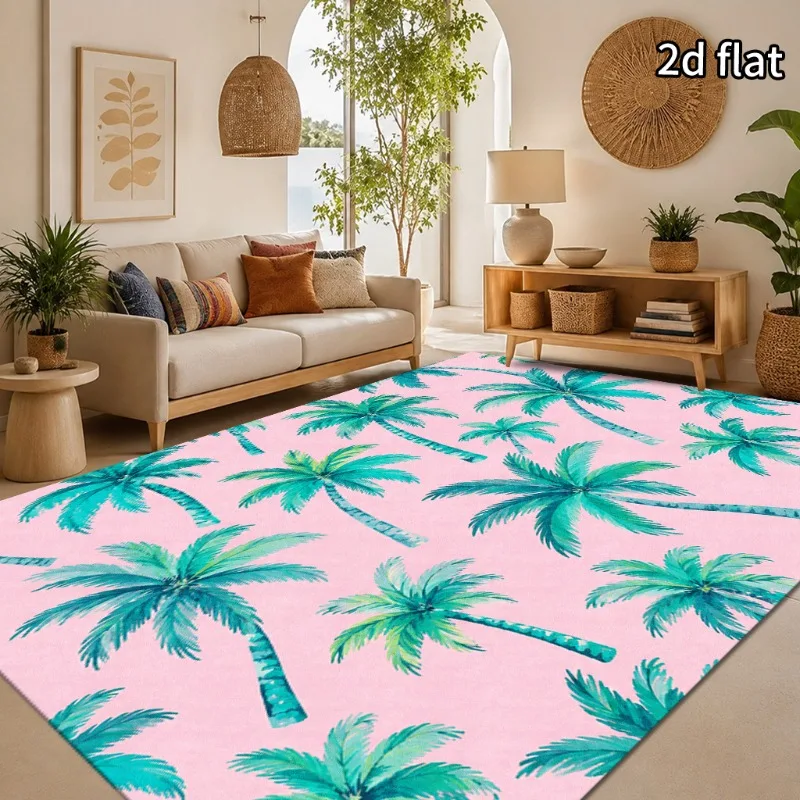 Mid Century Geometric Area Rug Retro Curve Circle Shape Print Large Floor Carpet Vintage Abstract Art Living Room Home Decor
