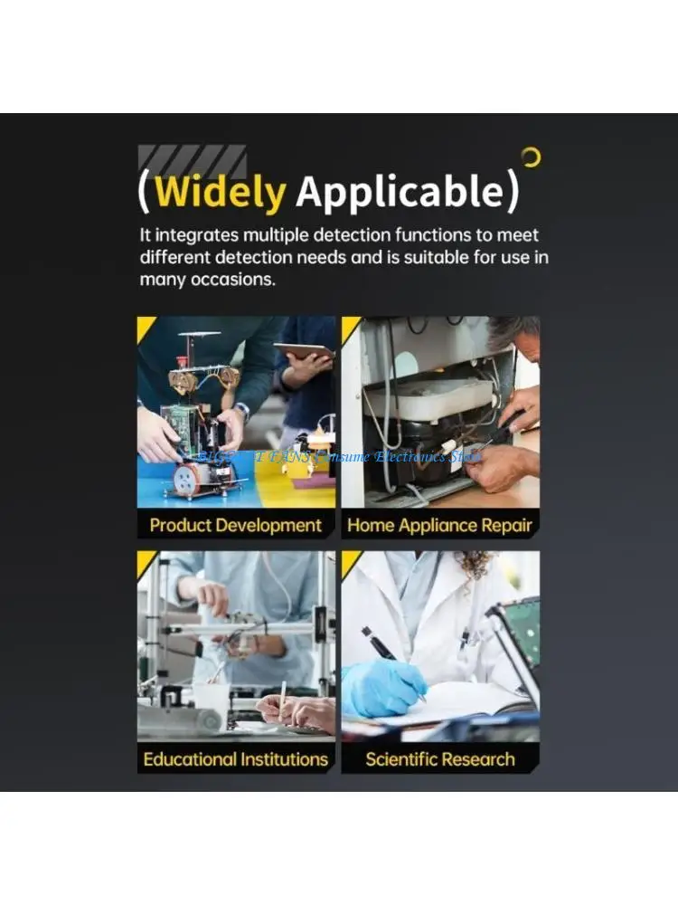 

LCRP1 Transistor Tester Multifunction Electronic Component Meter With Color Screen For Semiconductor Analysis Tool