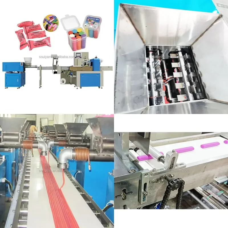 Recycling Machine 2026 Plasticine Extruder Packing Machine for Kids Light Clay Homemade Modelling Clay Strips Set