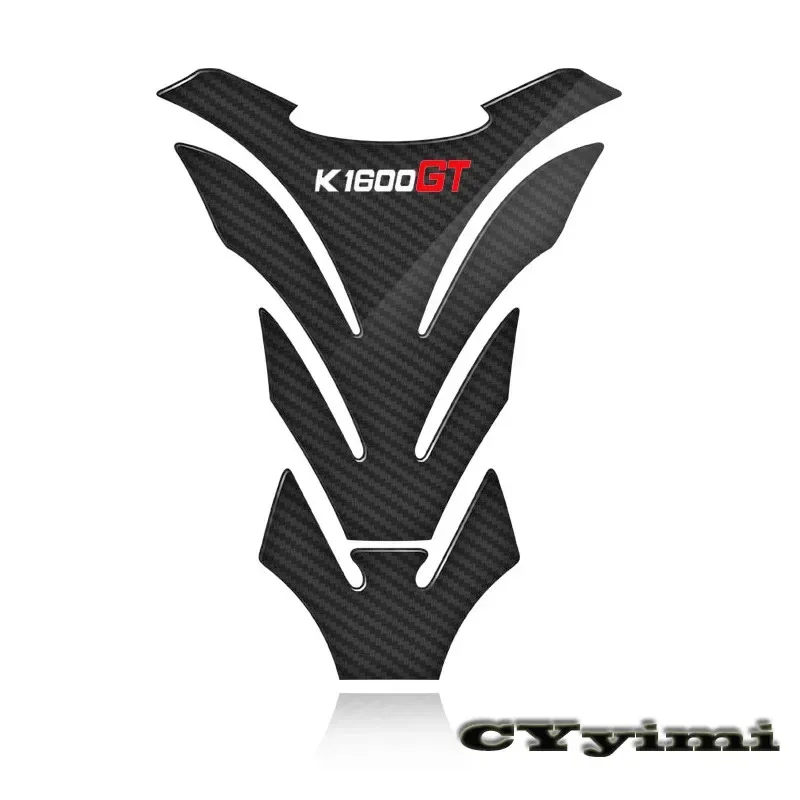 For K1600GT K 1600GT 3D Carbon Fiber Motorcycle Fuel Tank Pad Protective Stickers