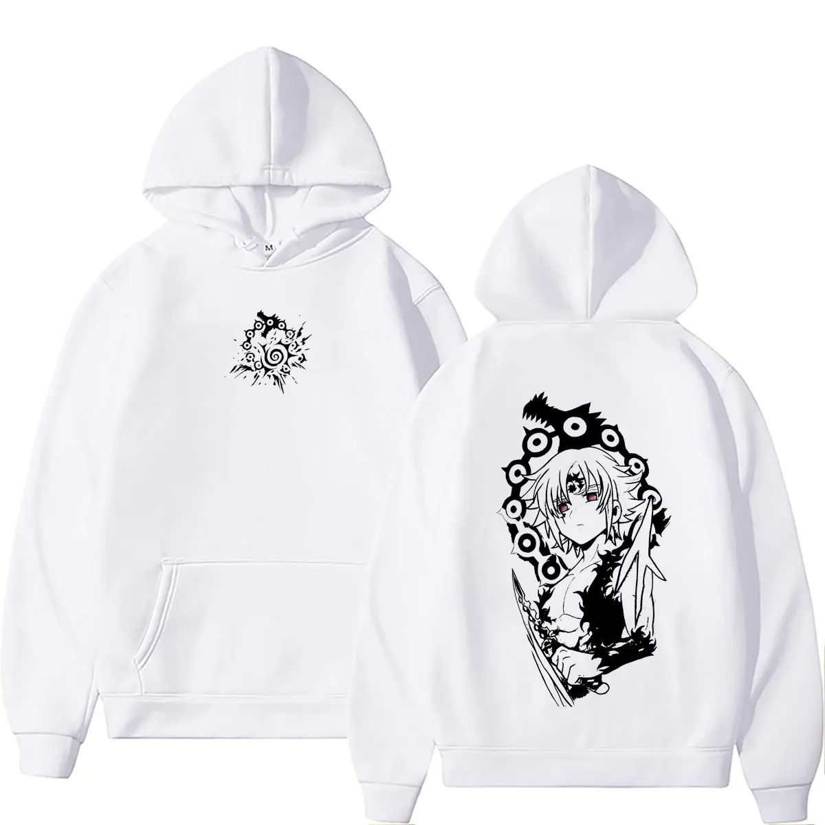 Anime The Seven Deadly Sins Dragon's Sin of Wrath Meliodas Print Hoodie Men Women Manga Casual Pullover Male Fashion Streetwear