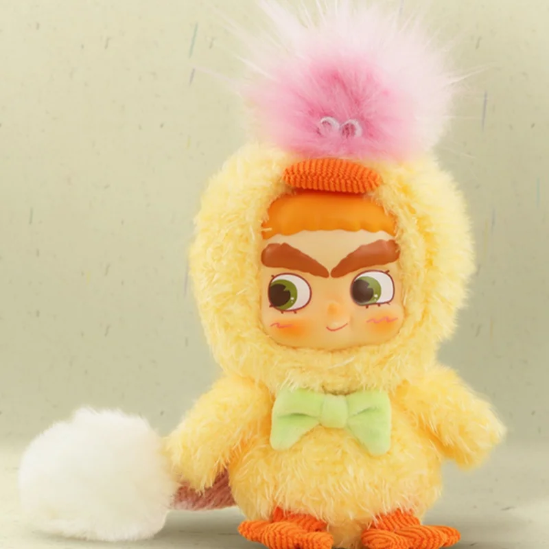52toys Cicilu Embrace Duck Pluszowy Brelok Figurka Wisząca Modna Zabawka Kolekcjonerski Model Ozdoba Zawieszka do Torby Prezent dla Dziewczyny