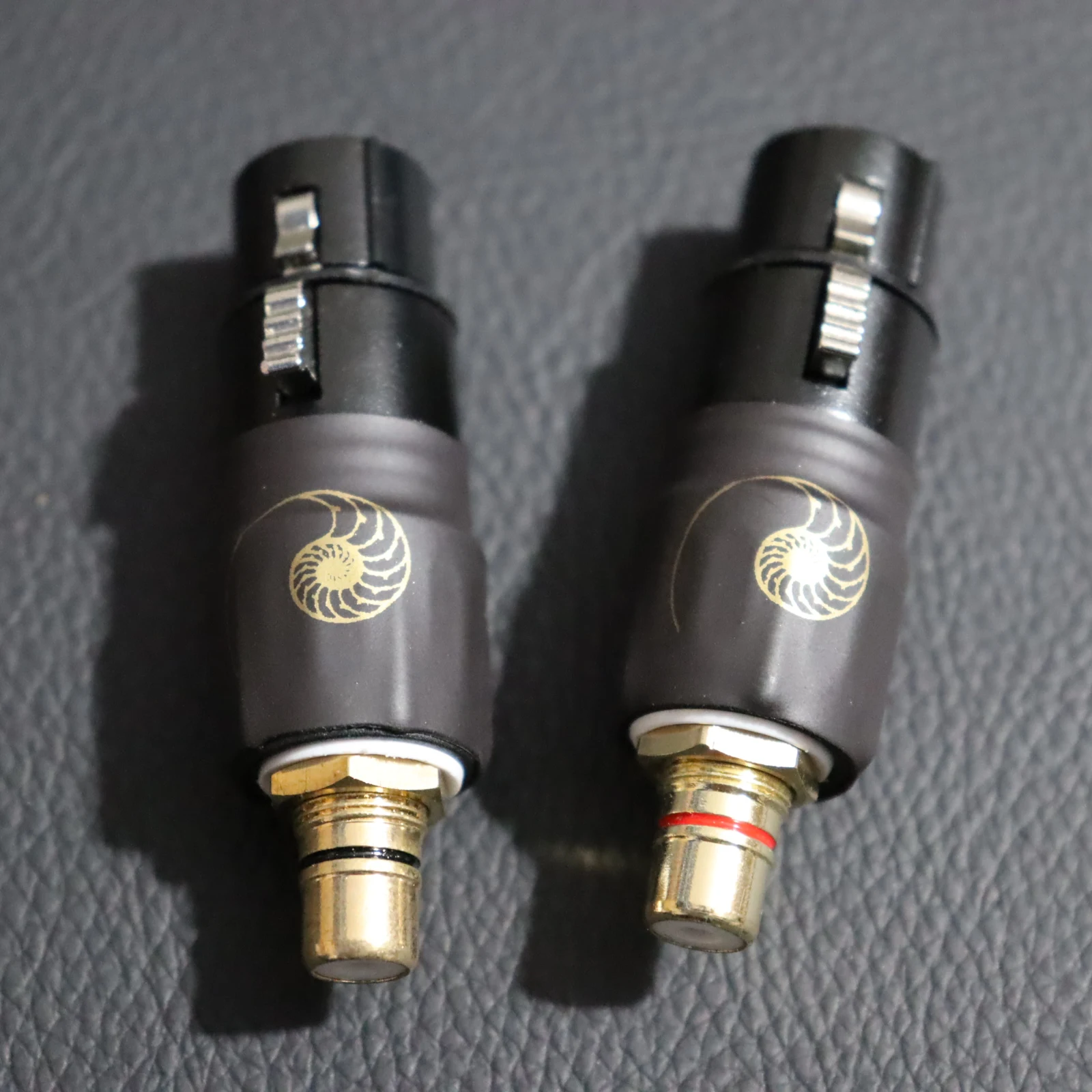 1 Paar neue hochwertige Cardas vergoldet xlr Buchse/Stecker zu RCA Buchse Hifi Audio Adapter Anschluss Balance zu RCA Buchse