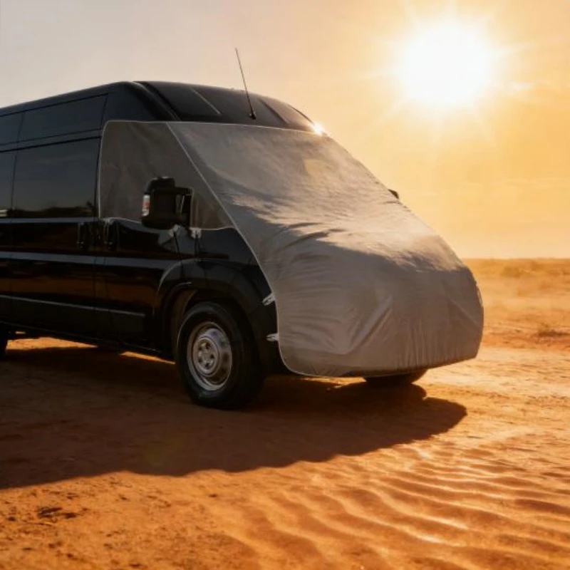 

RV Windscreen & Engine Hood Full Cover For Fiat Ducato/Peugeot Boxer / Citroen Relay 2006+X250 Ram Promaster Anti Sun Protection