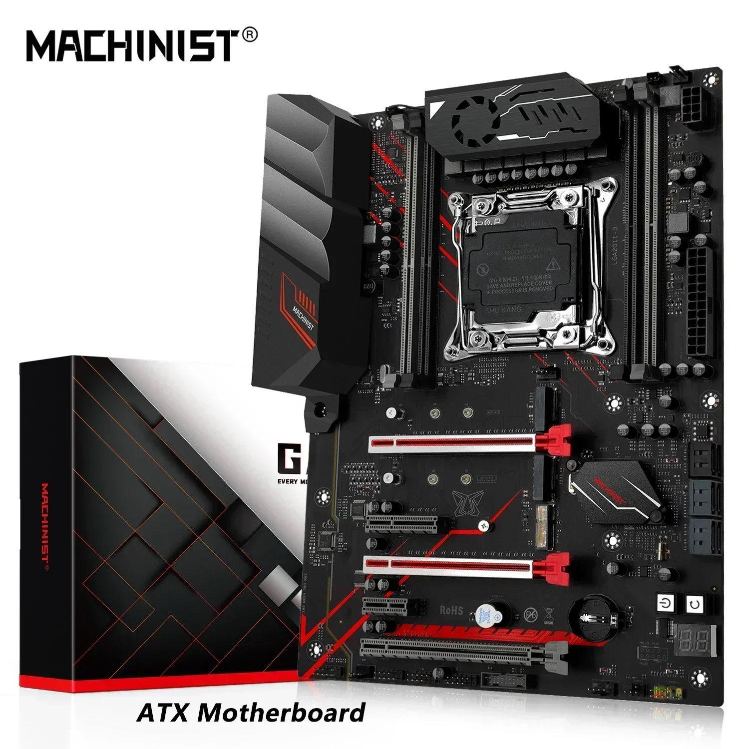 MACHINIST X99 MR9A PRO MAX Motherboard Support LGA 2011-3 Intel Xeon E5 V3&V4 CPU Processor Support DDR4 RAM Memory NVME USB3.0