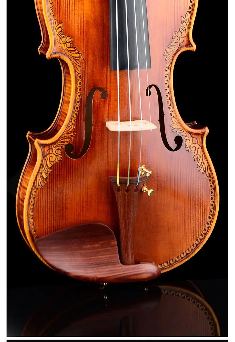 Christina S200 Violin 4/4 Stradivarius 1716 brown Italian Vintage Oil Varnish Professional musical instrument Violino