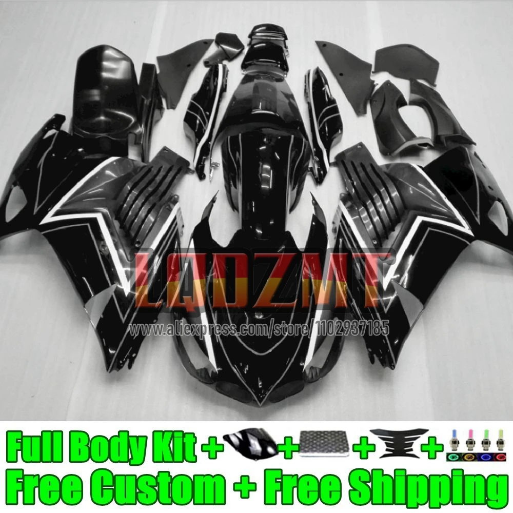 Frame For KAWASAKI NINJA ZZR 1400 ZZR1400 2006 2007 2008 2009 2010 2011 60No.12 grey black ZZR-1400 06 07 08 09 10 11 Fairing