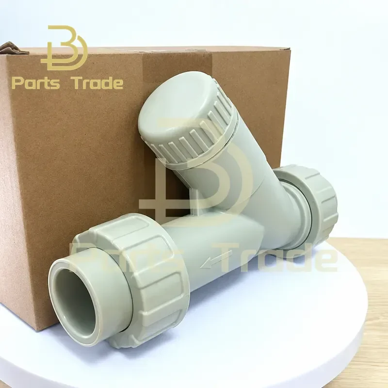 for PPR PP Material Pipe Type Plastic Y Type Filter PPH with Filter Mesh Corrosion Resistance