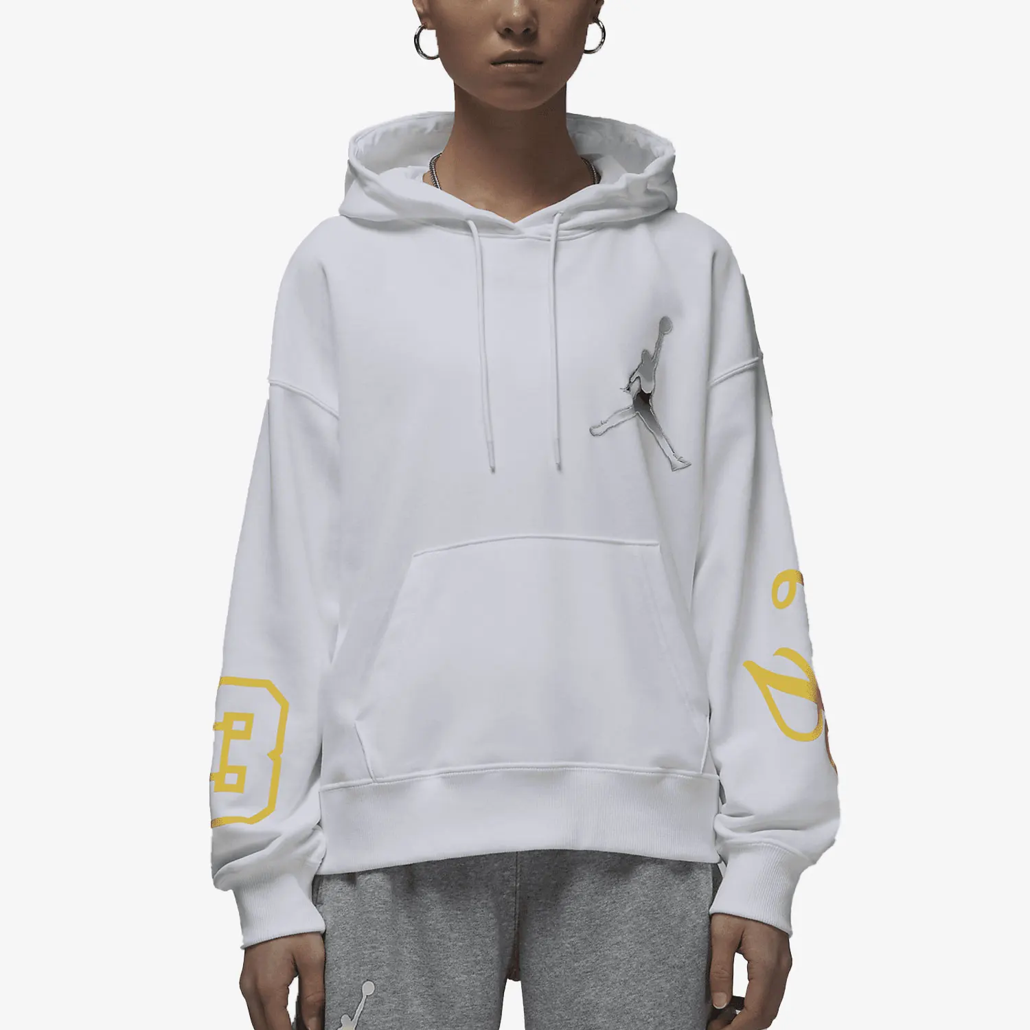 

Оригинальная женская трикотажная толстовка с капюшоном Nike JORDAN DZ3379-100