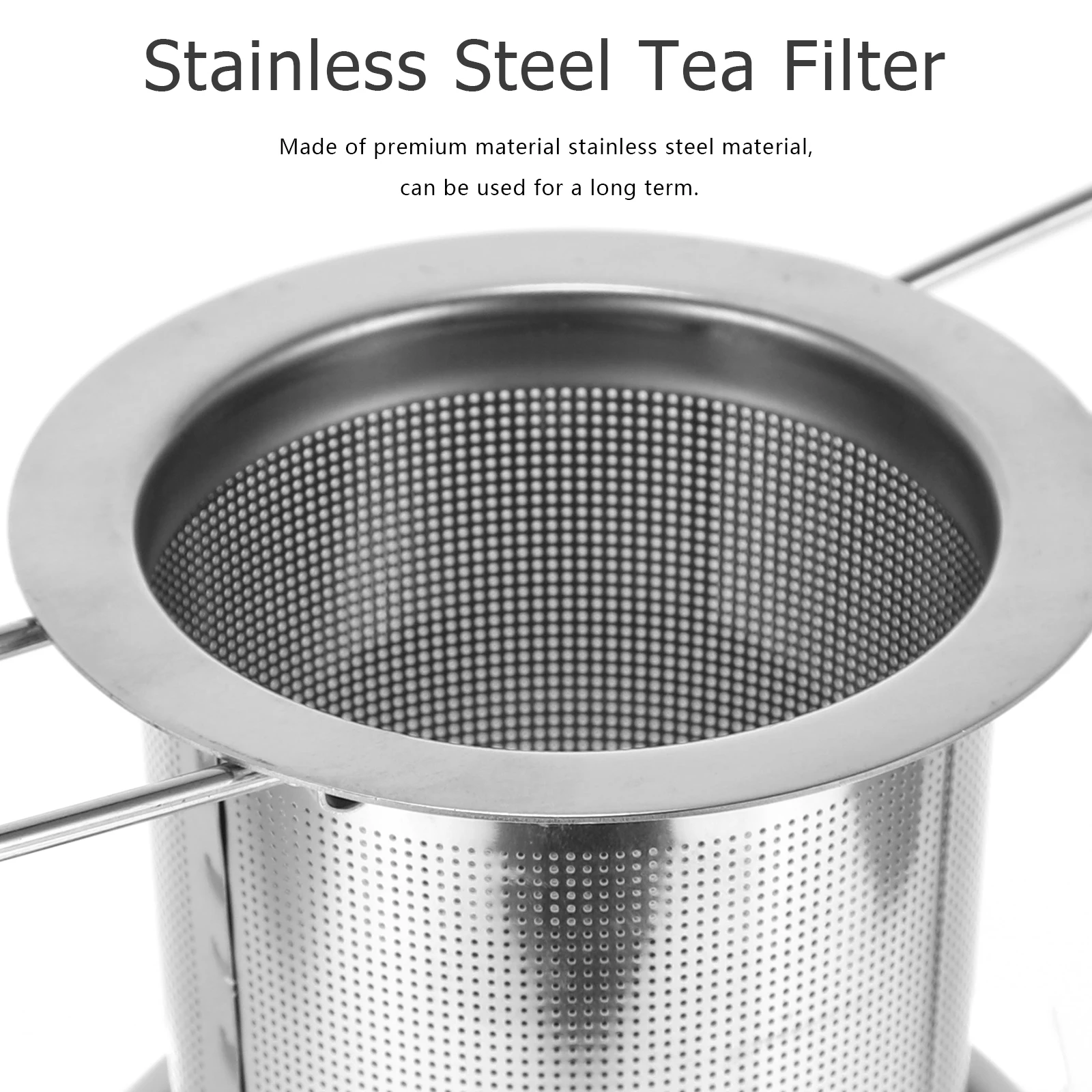 

Diffuser Stainless Steel Tea Strainer Filter Infuser for Loose Reusable Steeper